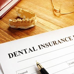 Dental insurance paperwork in Naperville