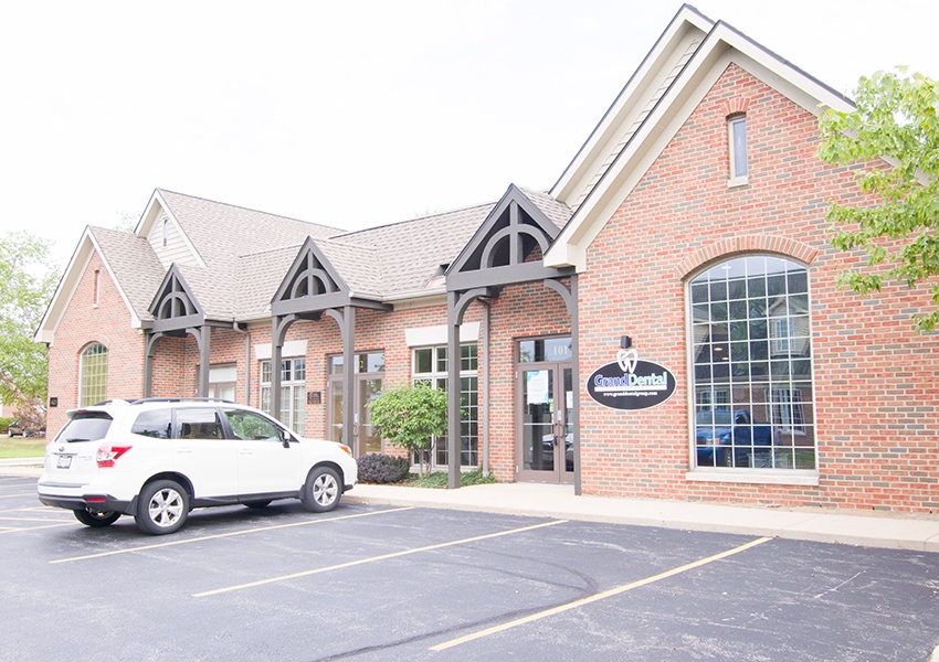 Outside view of Naperville dental office building