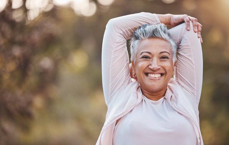 older woman after cosmetic treatment